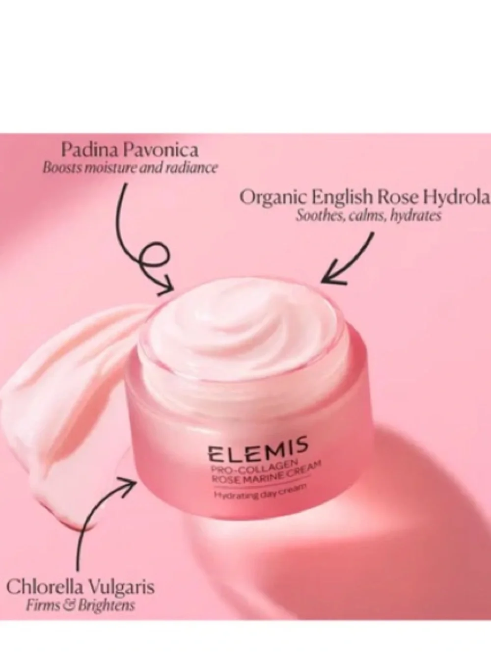 Elemis Pro Collagen Rose Marine Cream Anti Wrinkle Day Cream 50 ml Anti Aging - Picture 3 of 9